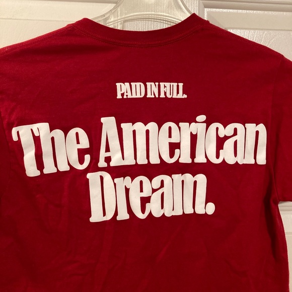 Paid in Full Rico American Dream T Shirt XS Red - Picture 5 of 5